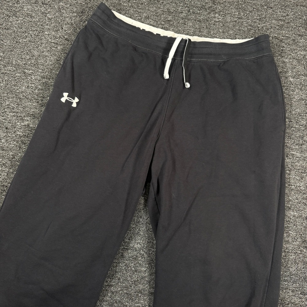 Under Armour Storm Sweatpants Mens XL Black Loose Fleece Lined Athletic Pants